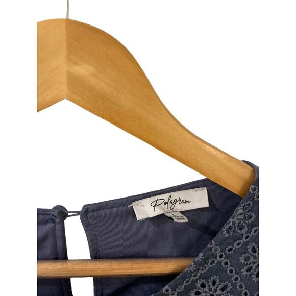 Polagram Gray MIDI Dress Size Large Women’s - Picture 3 of 6